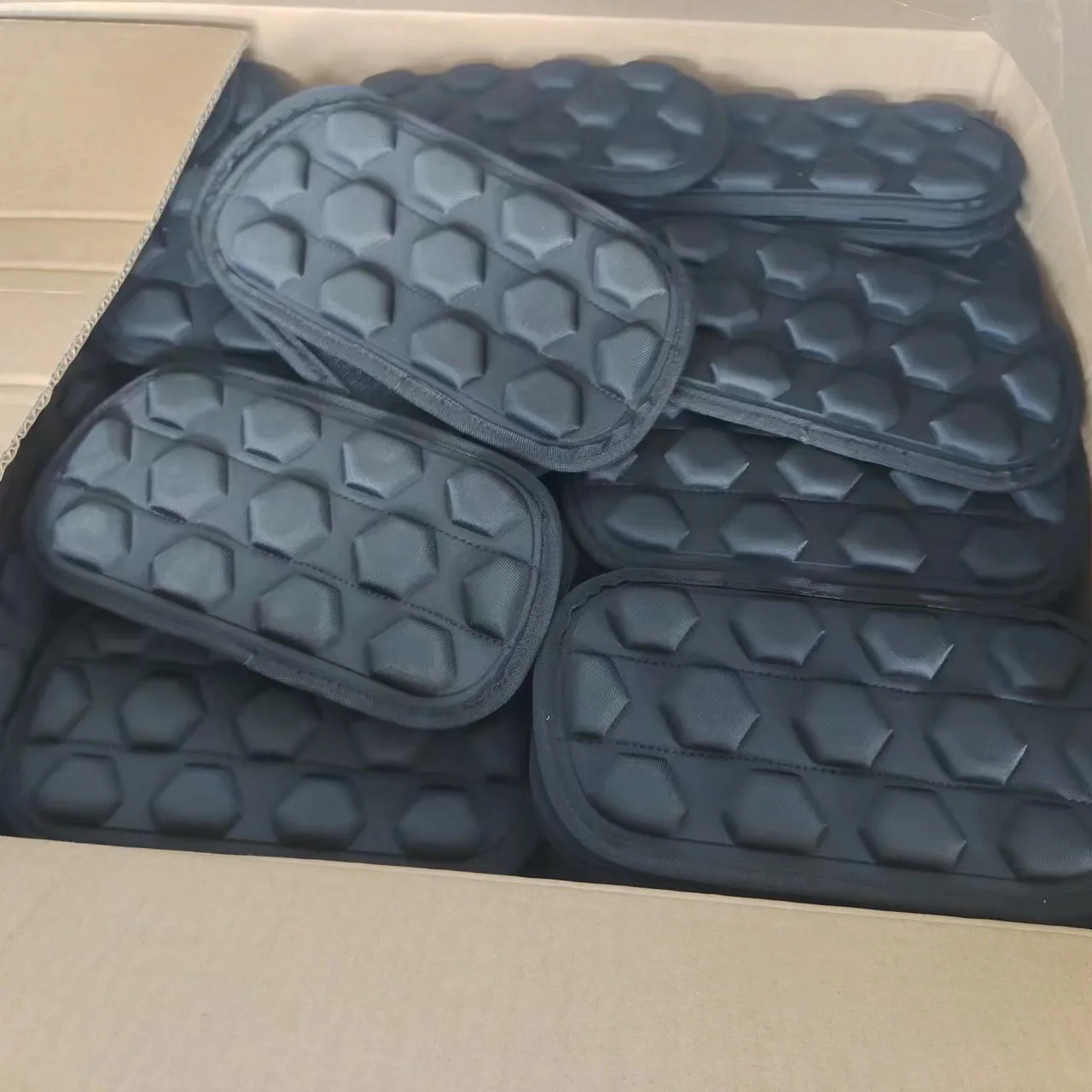 2 unid/set chaleco táctico almohadilla acolchada de cintura Eva negra