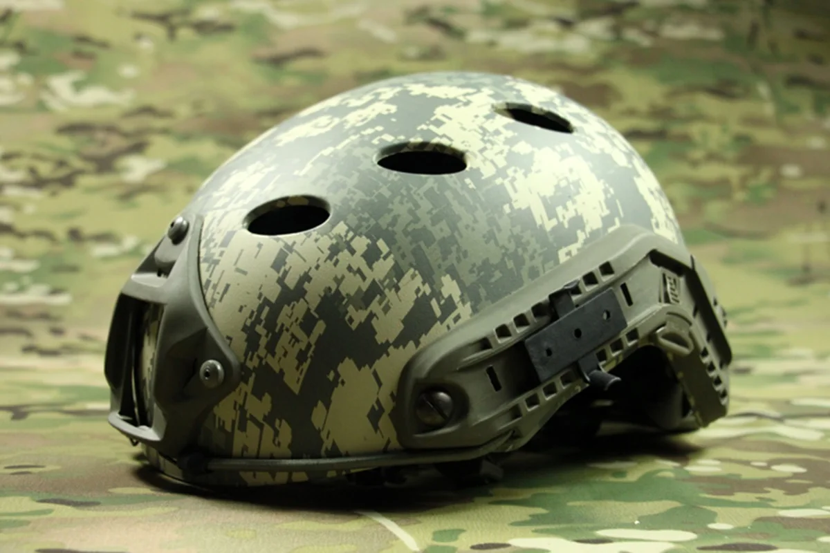 Casco PJ de cambio rápido ACU para deportes al aire libre