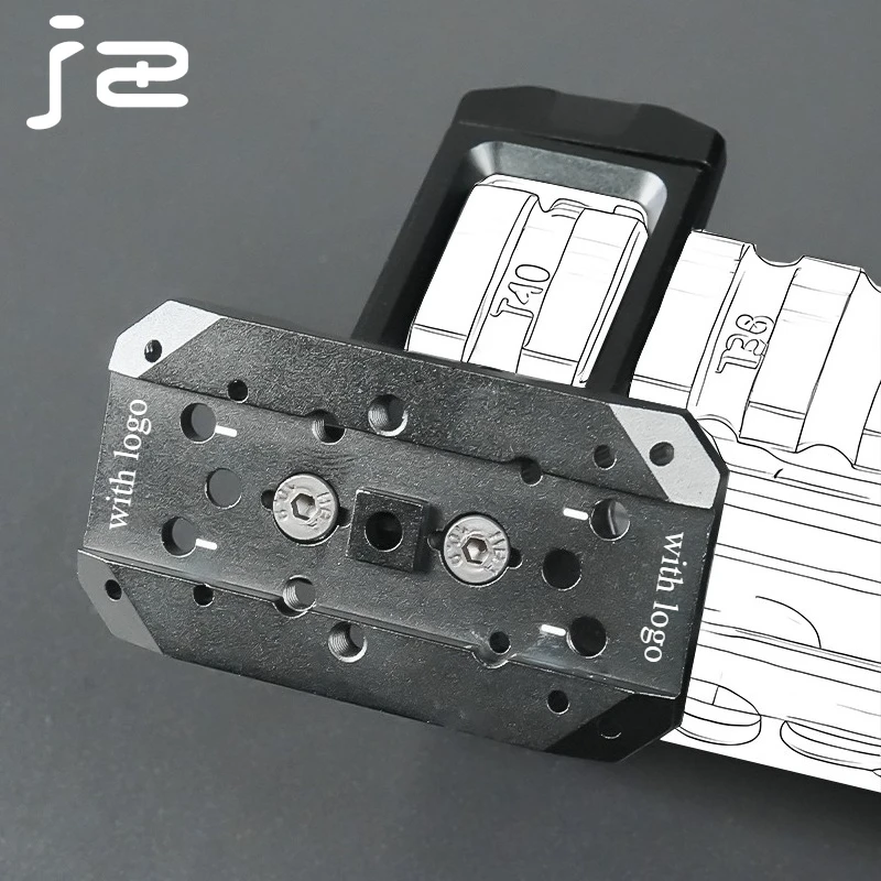 Mira táctica CNC RM Optics Red Dot SI 45 °   Base de montaje compensado para mira telescópica para Rifle, accesorio de caza de punto rojo Airsoft para riel de 20mm - imagen 4