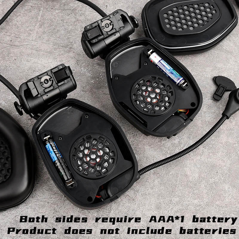 WADSN-auriculares tácticos RAC compatibles con casco de arco, cascos de la serie FAST ACH MICH, equipo Airsofty para walkie BaoFeng - imagen 3