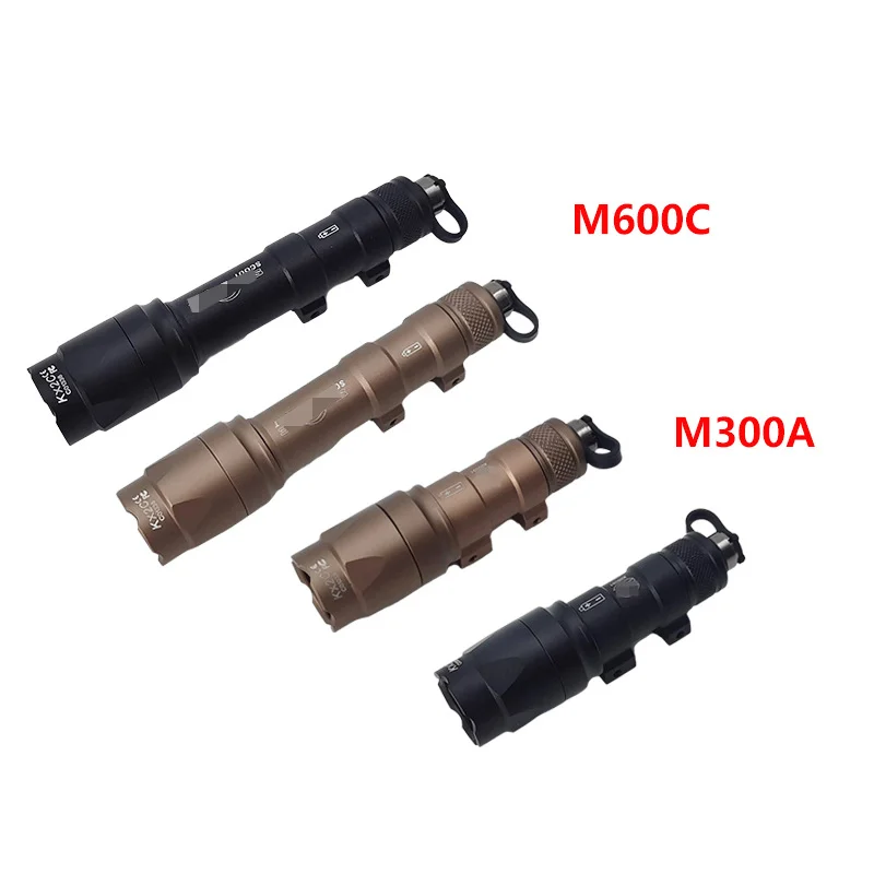 Linterna táctica serie M300 M600 luces de explorador cuerpo M300A/M300B/M600C/M600B linterna para caza al aire libre accesorios Airsoft - imagen 5
