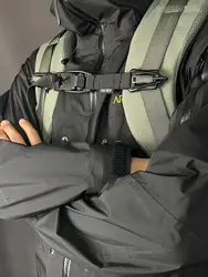 Correa táctica de pecho para mochila con liberación rápida y hebilla