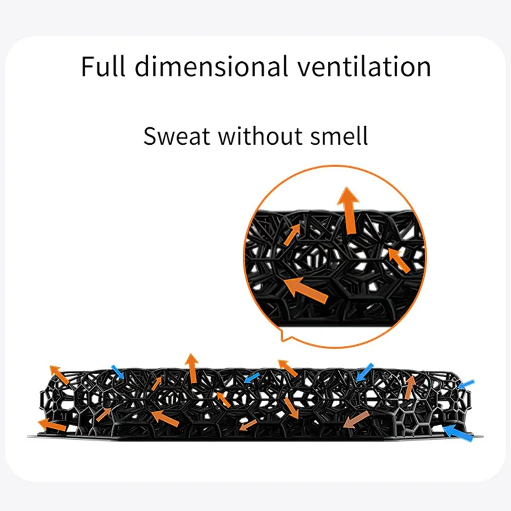 Forro de casco de panal de polímero con impresión 3D, Nano transpirable, ligero, Airsoft, forro para casco táctico, almohadilla reductora de presión - imagen 2