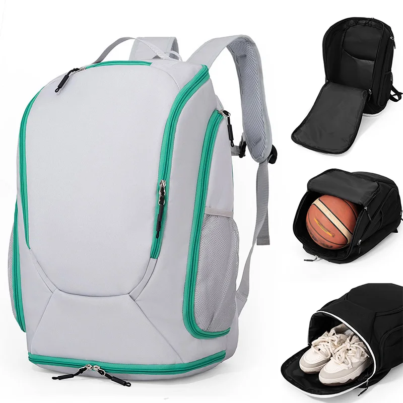Mochila para raquetas de tenis y bádminton, deportes al aire libre, entrenamiento de baloncesto, mochila para acampar, paquete de zapatos, mochila de viaje para senderismo en seco y húmedo - imagen 2