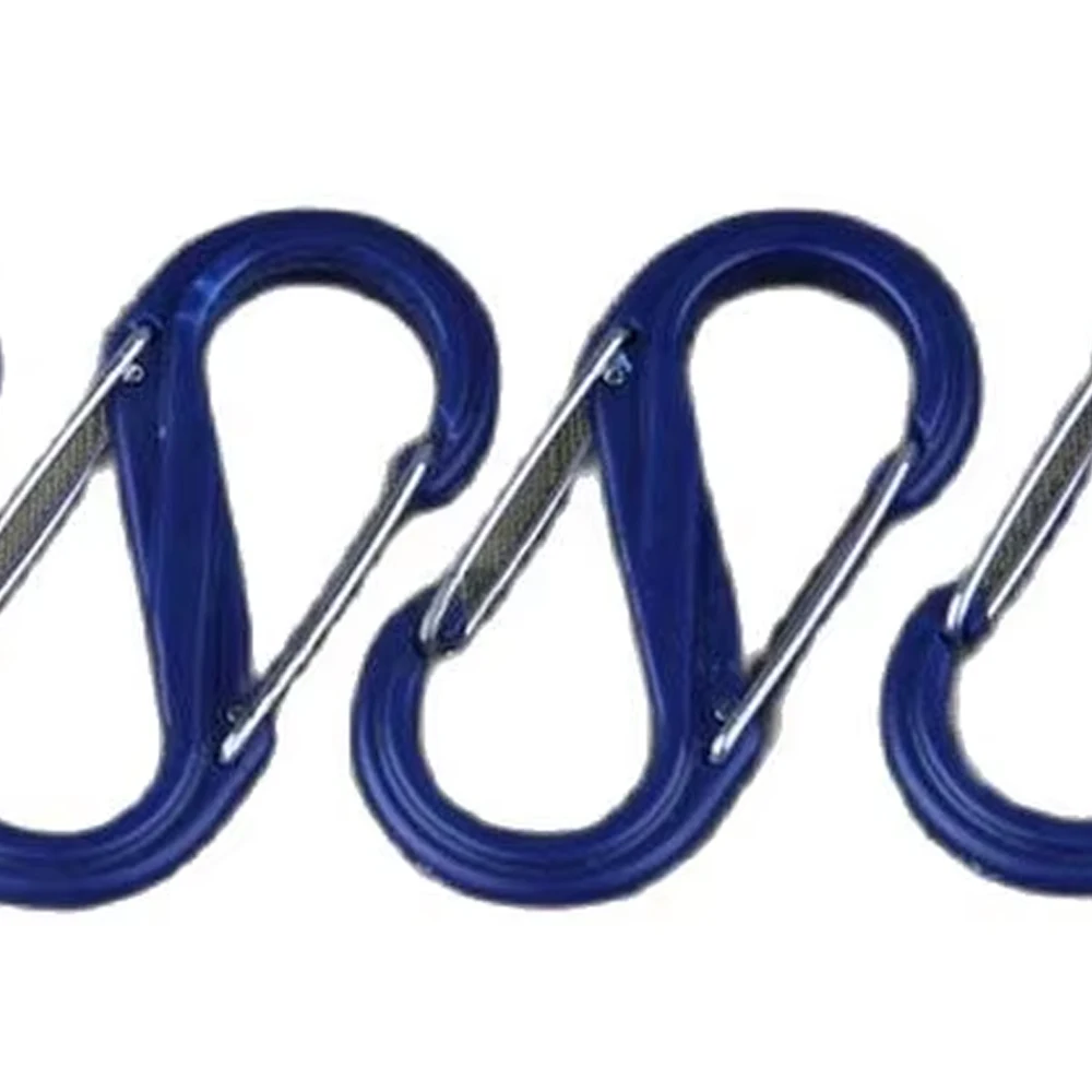 Juego 4 cierre MOLLE nylon azul 2 pulgadas Airsoft táctico - imagen 2