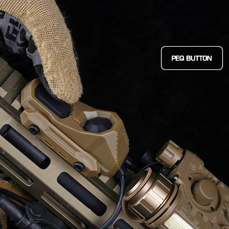 Interruptor láser de grúa, interruptor de presión de enchufe de grúa, botón láser de linterna táctica, enchufes láser SF/grúa para caza y escotamiento - imagen 2