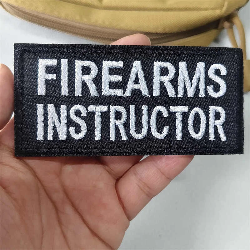 Parche de aislamiento de armas de fuego, parches de gancho y bucle bordados tácticos para ropa, sombrero, insignia de moral, mochila, chaleco, pegatina, brazalete - imagen 2