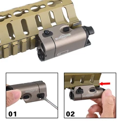 Linterna táctica SureFire XC1 Scout para Glock, riel Picatinny