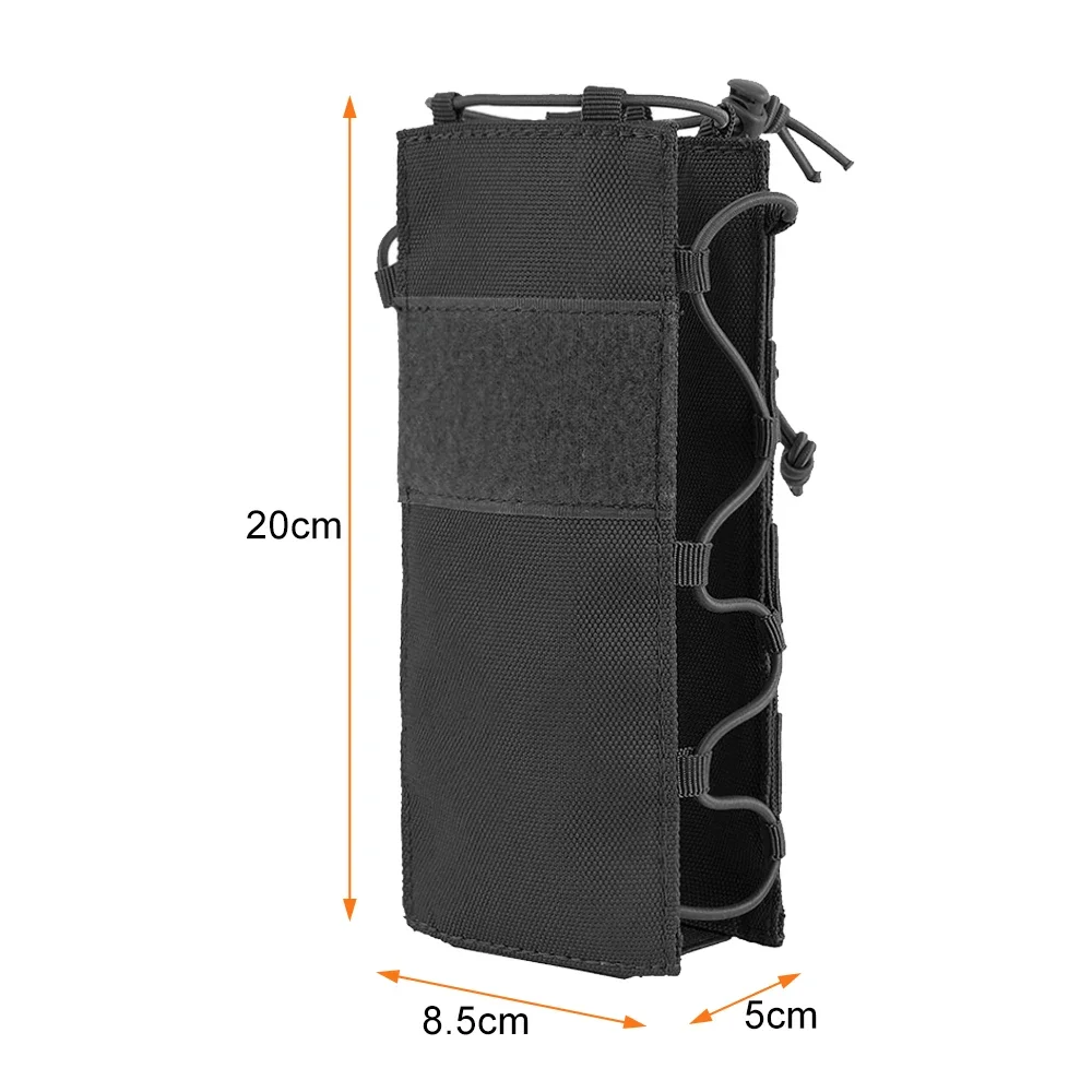 Cinturón para acampar al aire libre, soporte para hervidor, bolsa táctica Molle para botella de agua, bolsa para botella de viaje, portador 0.5L-2L - imagen 4