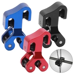 Deslizador de Cable de tiro con arco, divisor de arco compuesto de aleación de aluminio, rodillo de tiro con arco, separador deslizante de tiro con arco y caza