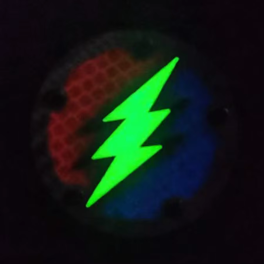 Parche luminoso relámpago de fibra de carbono, insignias tácticas reflectantes redondas para exteriores, ropa, mochila, decoración DIY - imagen 2