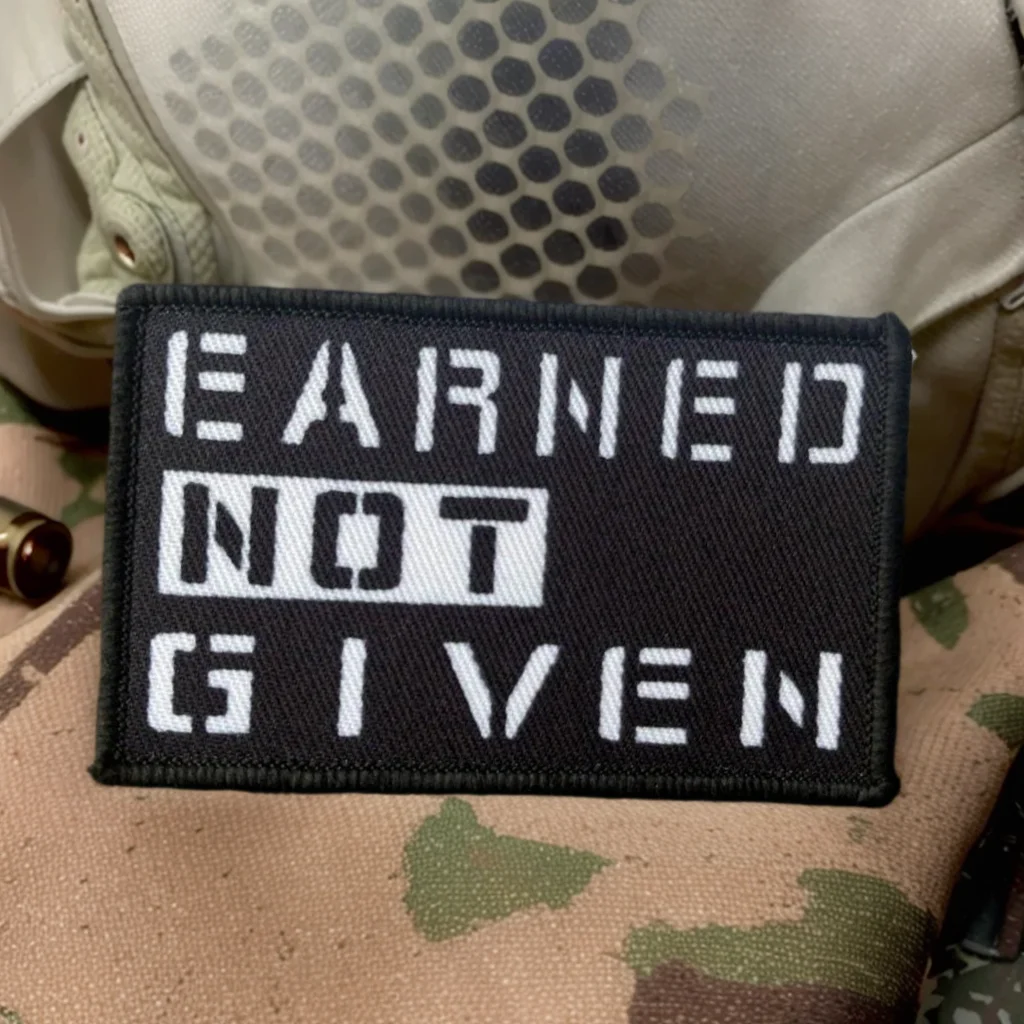 Parche táctico ganado, no dado, parche impreso con gancho y bucle, insignia de moral, parches para ropa, pegatina para mochila - imagen 2