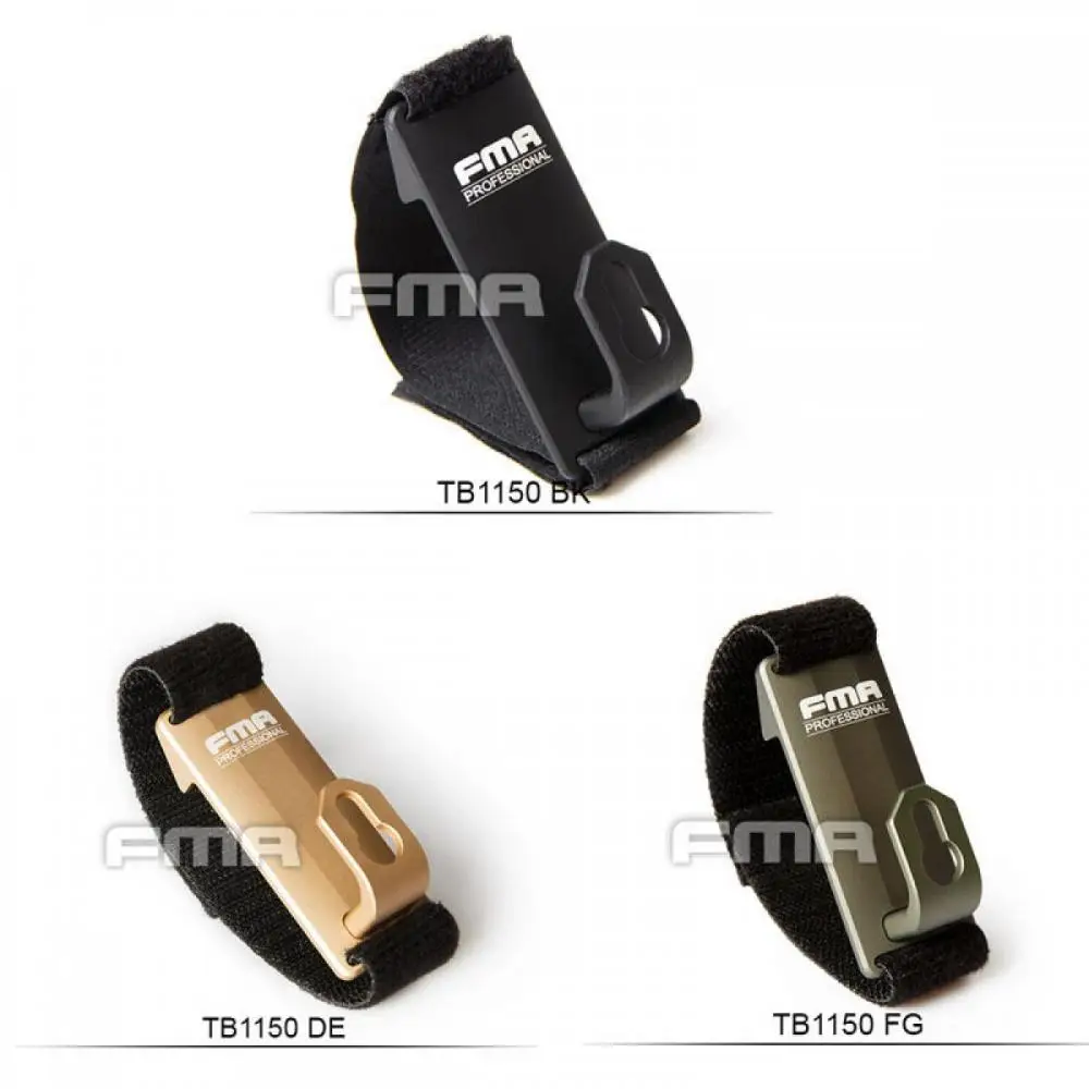 Eslinga de aluminio para Airsoft, gancho fijo para chaleco, Clip Molle, aparejo para el pecho, soporte para hombro - imagen 3