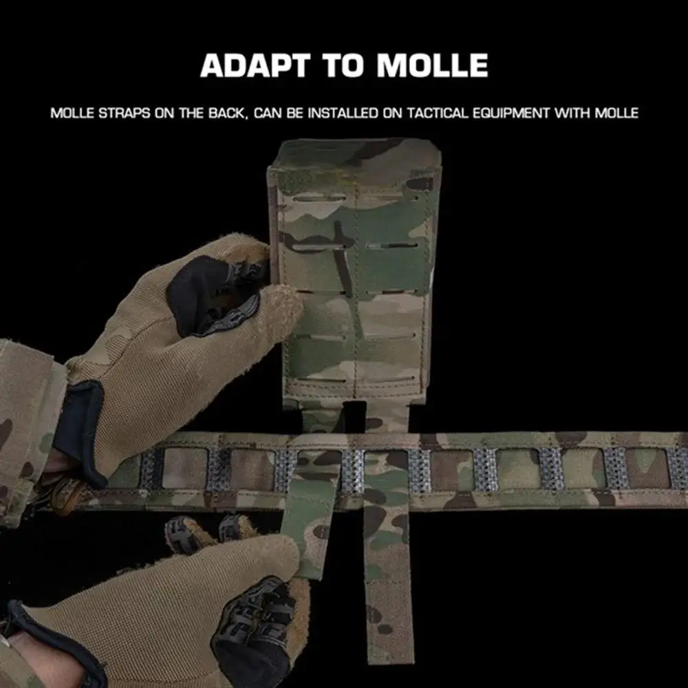 Bolsa de reciclaje de despliegue rápido táctica al aire libre bolsa de almacenamiento de bolsa de basura Molle plegable - imagen 5