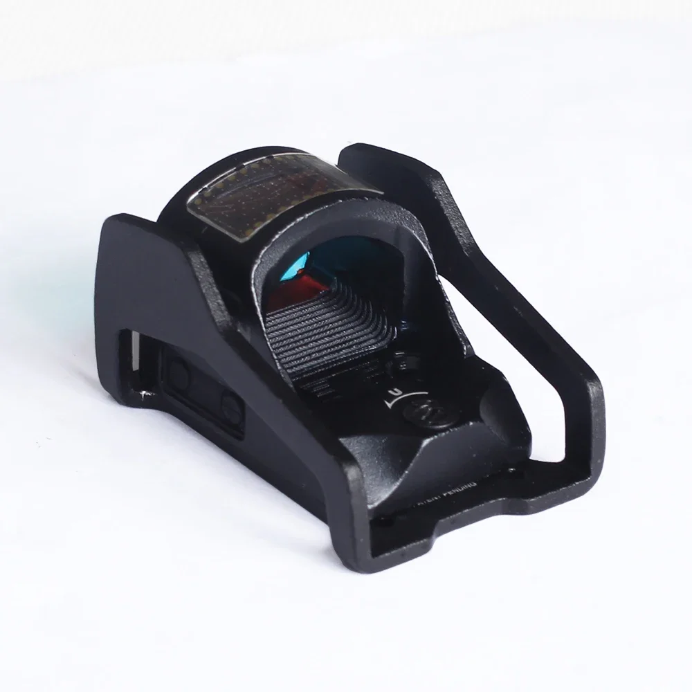 Colimador óptico táctico para caza, mira Solar 2 MOA, reflejo holográfico, mira de punto rojo con soportes para rieles de 20mm - imagen 5