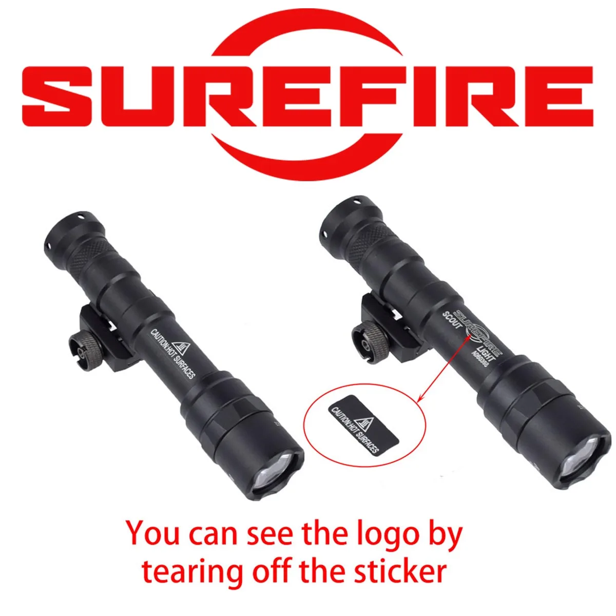 Surefire Mark M600C M600 M300 luz exploradora táctica AR15 Rifle Airsoft armas linterna caza luz UNIDAD interruptor de botón caliente - imagen 4