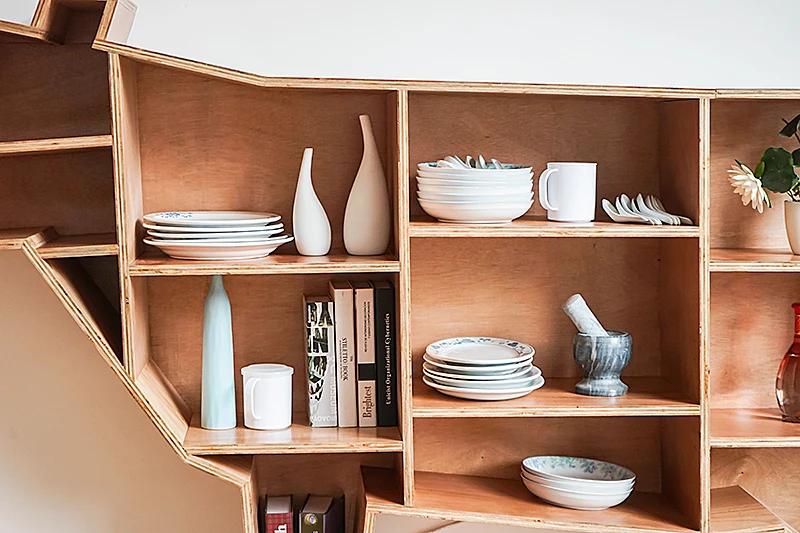 Aparador creativo, muebles de comedor con cajones, armario de almacenamiento, estantería creativa - imagen 5