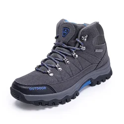 Botas moto impermeables hombre – Invierno suela gruesa y cordones