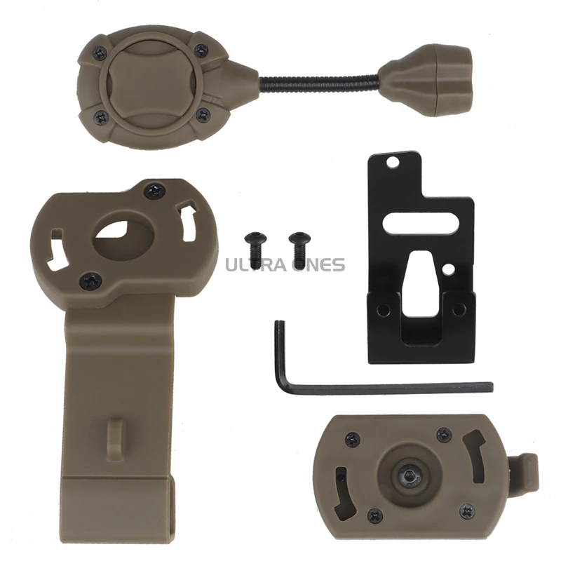 Cascos tácticos interruptor de luz LED sistema de iluminación Modular para personas modo Dual luces de señal de caza para senderismo al aire libre lámpara para casco - imagen 2