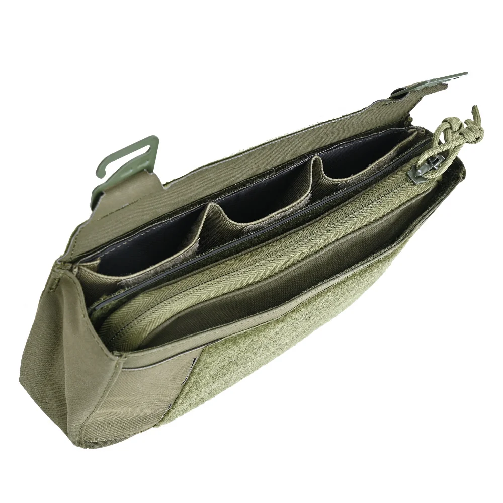 DOPE solapa frontal Triple revista insertar Kangroo bolsa doble pila riñonera Abdominal FCPC V5 FCSK portador de placa chaleco de caza - imagen 5