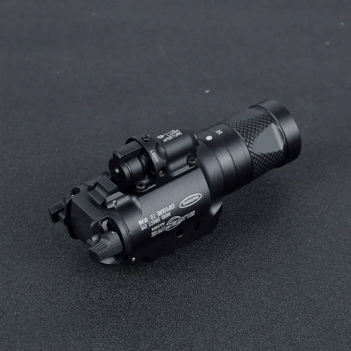 Táctico SUREFIR X400 X400V LED luz blanca y salida IR X400V-IR arma luz pistola con láser rojo negro - imagen 3