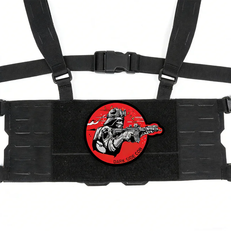 Parche Bordado Dark Side CQB Insignia Táctica para Chaleco y Mochila
