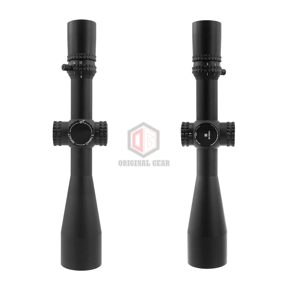 Mira telescópica táctica FFP Evolution Gear ATACR 5-25x56 F1 1mrad retícula iluminada HORUS TREMOR3 con armas de fuego 5,56 y.308 - imagen 5