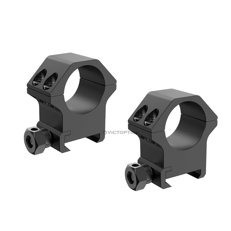 Voctor Optics-Anillo de montaje para mira telescópica, accesorio con riel picatinny y weaver de 21mm, diseñado para armas de fuego reales, 25,4mm - imagen 3