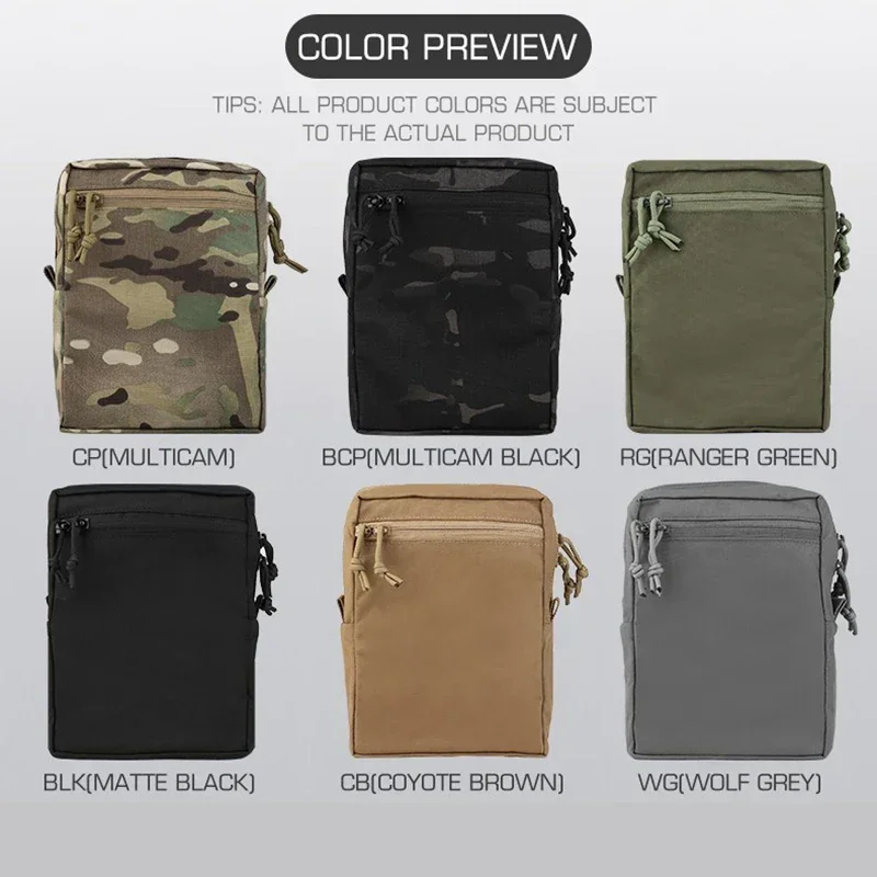 Bolsa táctica MOLLE compacta para chaleco caza y cinturón - imagen 4
