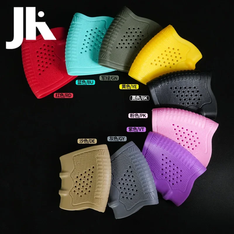 Funda para guante antideslizante con agarre de goma táctica, adecuada para Gloc G17 G19 G20 G43 AR15, funda con mango, accesorios de caza - imagen 3