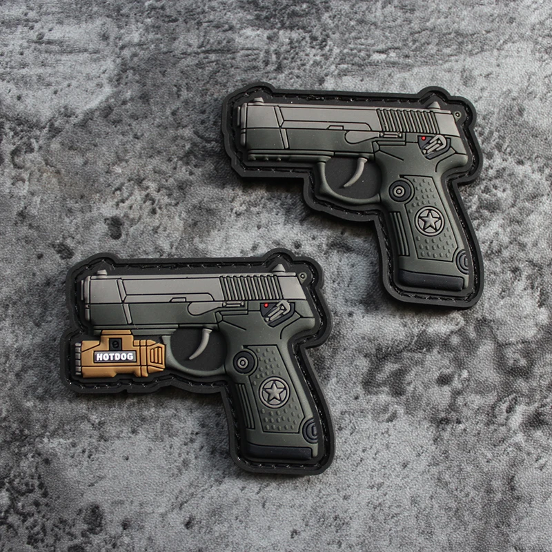 Versión Q Velcro tridimensional PVC goma moral 94 estilos edición táctica Mini casco mochila gancho bucle parche - imagen 5