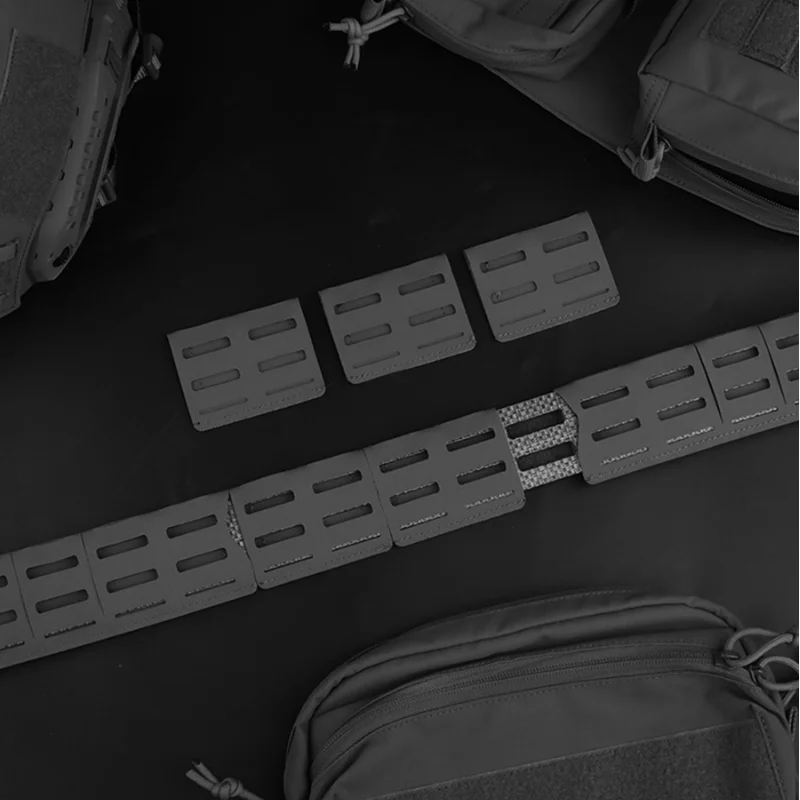 WRC cinturón de camuflaje Molle ligero, accesorios de combinación, 3 piezas, fácil de instalar para extensión Molle - imagen 3