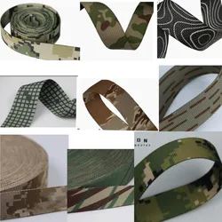 Correa de correas Jacquard de 25mm, chaleco DIY, cinturón Molle de mochila, 1m, 5m, longitud