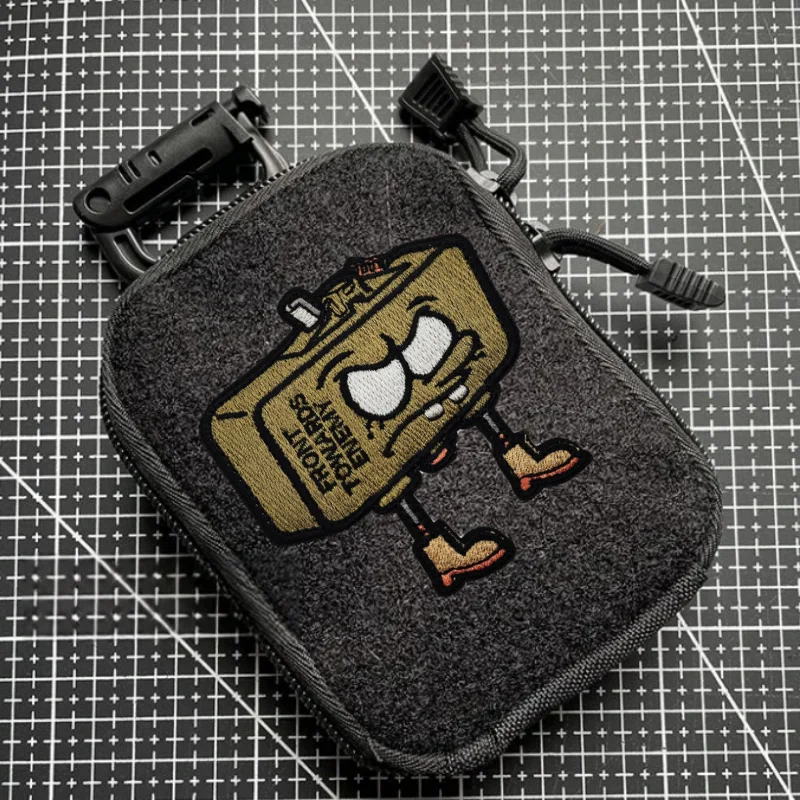 Parche de animales divertido, tácticas, insignias bordadas de moral, gancho y bucle, mochila, accesorios de decoración de ropa, pegatinas, brazalete - imagen 2