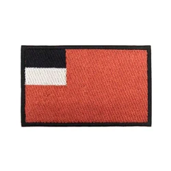 Parche Albania táctico – Bandera bordada con velcro para manga