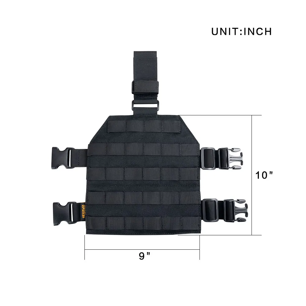EXCELENTE ELITE SPANKER-Panel colgante táctico para pierna, Molle Universal, bolsa para pistola colgante, accesorios de caza - imagen 3