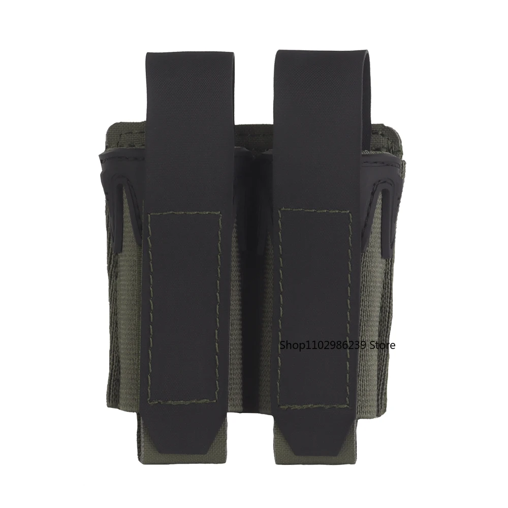 Porta-revistas MOLLE liberación rápida doble para 9mm
