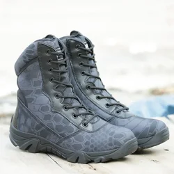 Botas tácticas impermeables en cuero para hombre – Calidad Vintage