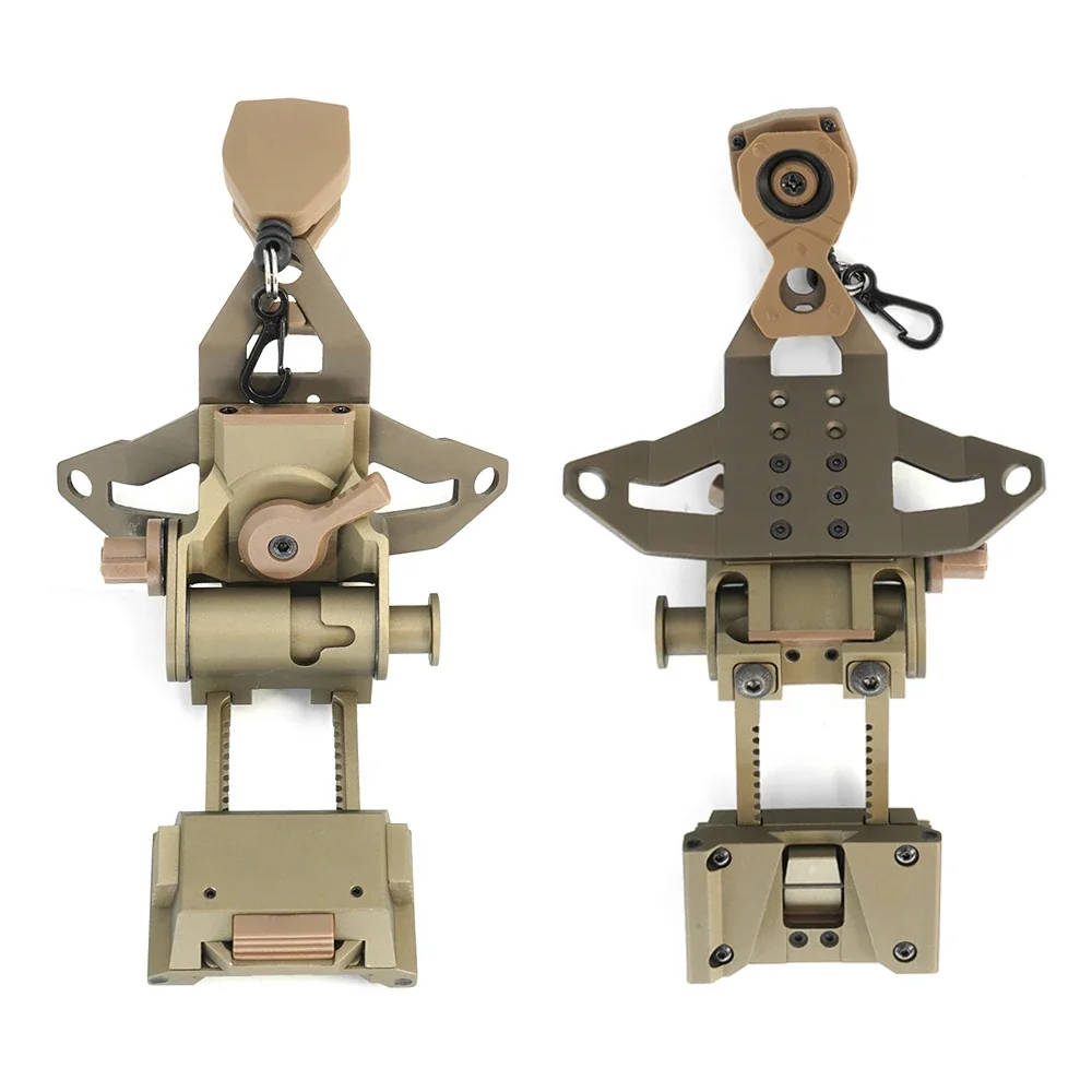 SPECPRECISION L4 G30 G70 NVG, montaje con cordón de soporte de tres orificios para accesorios de casco, montaje de visión nocturna de caza, novedad de 2023 - imagen 3