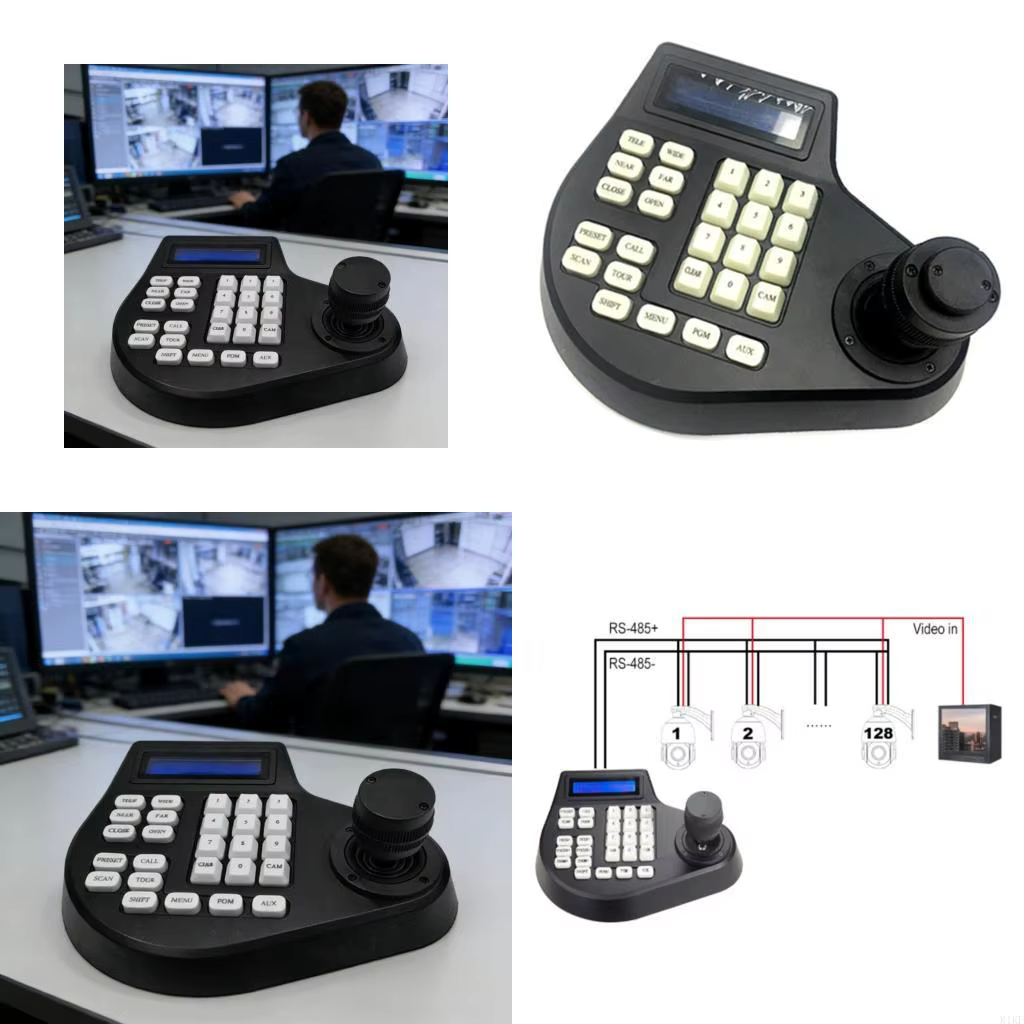 Unidad de control PTZ multidimensional RS485 en carcasa ABS - imagen 3