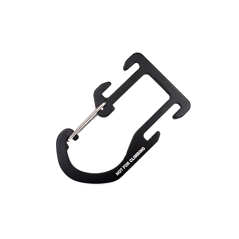 Hebilla Woojin de aleación de aluminio Wj, gancho de hebilla de Metal táctico ultraligero, gancho elástico desmontable rápido, accesorios de caza al aire libre - imagen 5