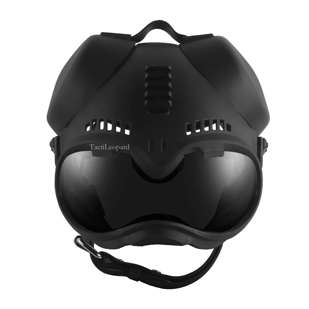 Casco táctico K9 para perro, equipo de protección para motocicleta para mascotas con gafas, equipo Airsoft para caza al aire libre - imagen 4