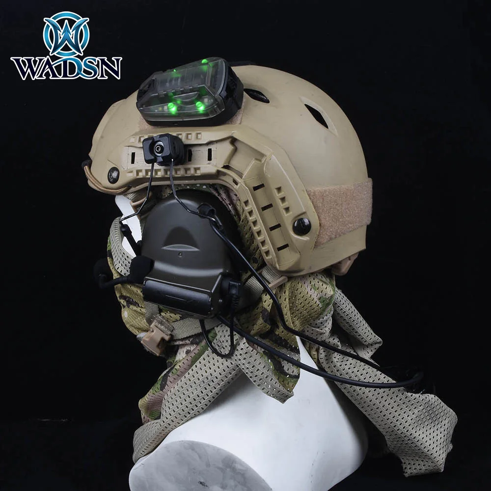 Luz de señal IR táctica 2024, lámpara de mariquita, resistente al agua, rojo, verde, azul, linterna de supervivencia para exteriores, luz LED multiusos para casco - imagen 4