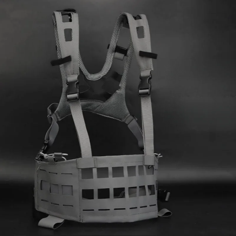 Plataforma de pecho de aventura |   Plataforma de engranajes compatible con MOLLE Diseño SPC liviano |   Para actividades al aire libre Chest Rig - imagen 4