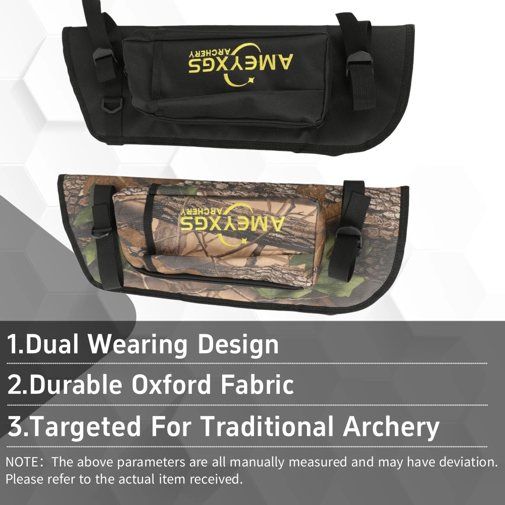 Carcaj arco recurvo tela Oxford ligero y portátil para arquería - imagen 4