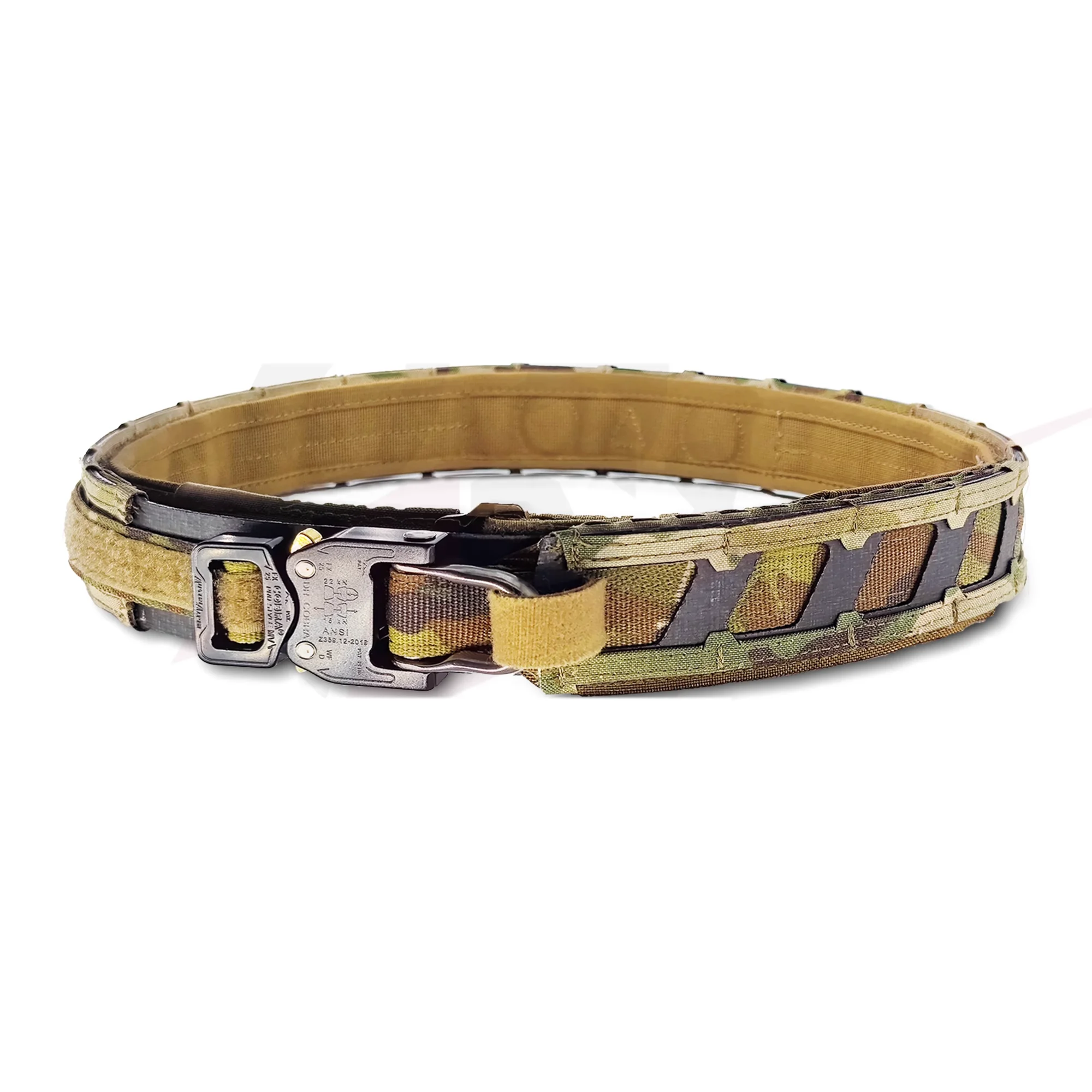 Cinturón de 5cm de ancho, cinturón táctico de caza para exteriores de doble capa, cinturón magnético de batalla interior y exterior - imagen 4