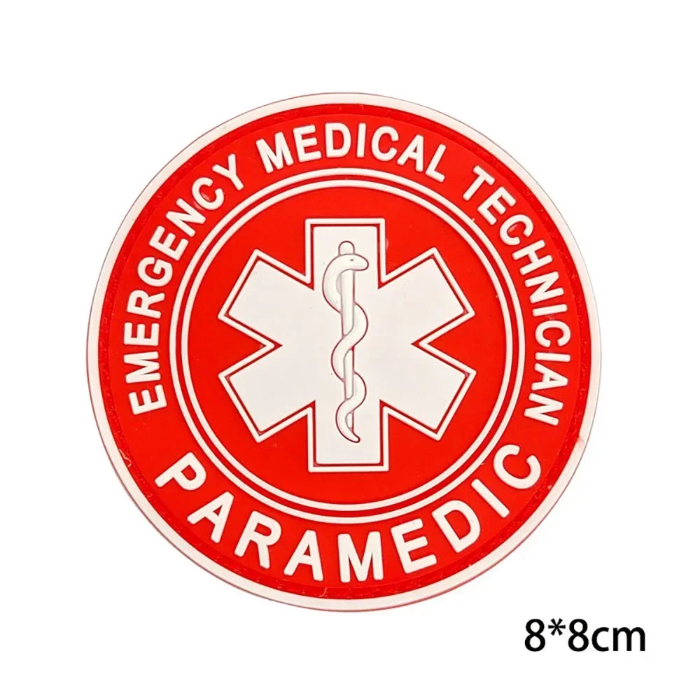 Parches de gancho y bucle de PVC 3D, estrella de la vida, serpiente, Batalla, señal de emergencia, emblema, insignias de moral en la mochila, pegatina de decoración - imagen 4