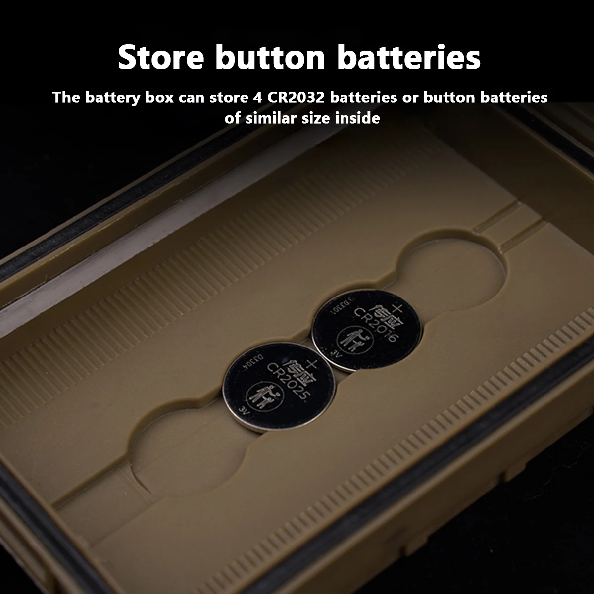 Caja de almacenamiento de batería, funda táctica para AAA 18650 18350 CR123A CR2032 MOLLE Airsoft chaleco Militar Modular Mag bolsa impermeable - imagen 5