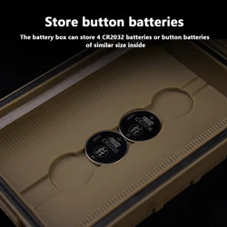 Funda batería táctica MOLLE impermeable para Airsoft militar