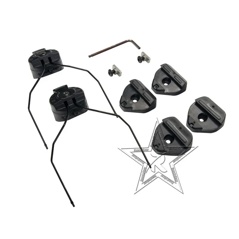 EARMOR OPSMEN MOD4 accesorios para auriculares M13, adaptador de riel para casco MTEK / PULX - imagen 3